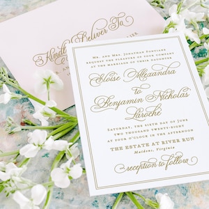 Sage Green Wedding Invitation Templates, Classic Wedding Invitations Instant Download, Regency Style Wedding Invite Printable MPD1005 image 5