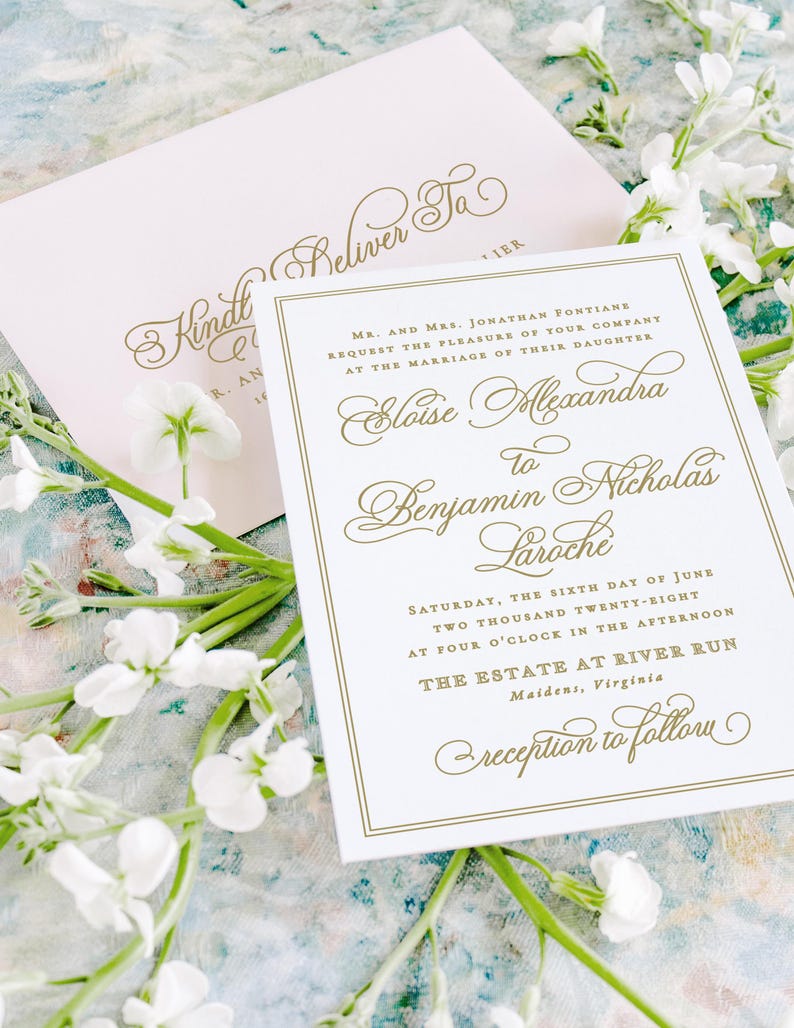 Sage Green Wedding Invitation Templates, Classic Wedding Invitations Instant Download, Regency Style Wedding Invite Printable MPD1005 image 5