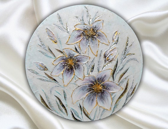 Blossom Bliss. 3D Artwork. 100% Original Mixed Media Wall Art