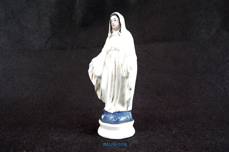Vierge Marie en Porcelaine de Paris/Française Statue Religieuse Vierge Vintage France Vintagefr /