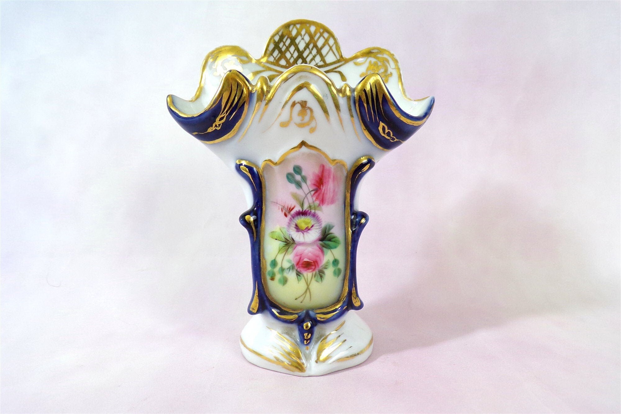Vase de Mariée Napoléon Iii, Porcelaine Paris, Shabby Chic.