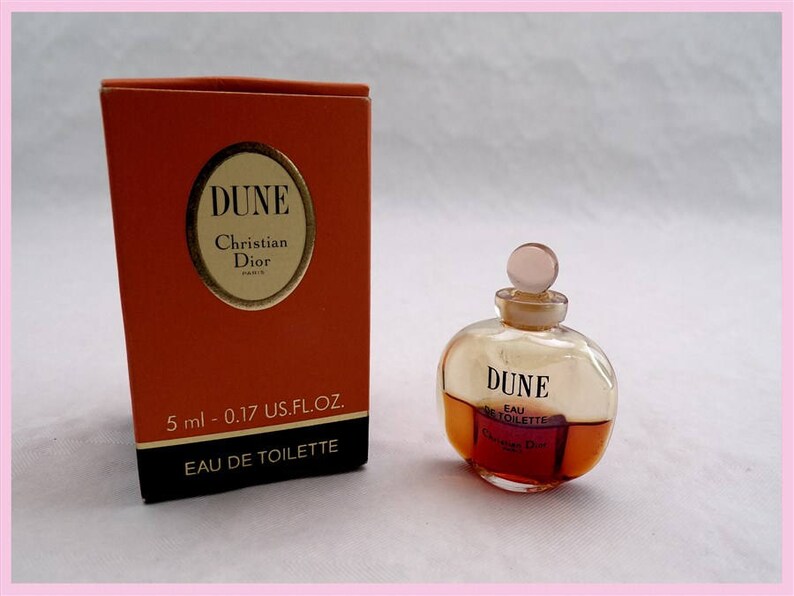 Miniature De Parfum Dune De Dior Paris Boite Dorigine Etsy