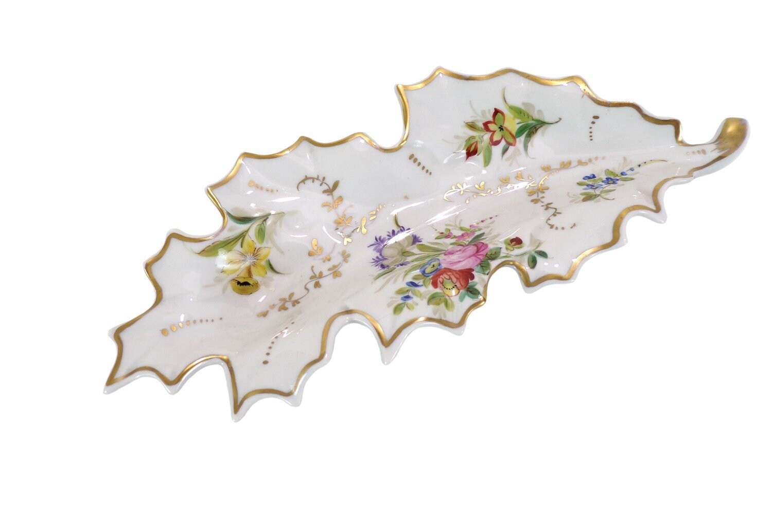 Vide-Poches Coupelle en Porcelaine Peinte à La Main Shabby Chic Cadeau Pour Elle, Fête Des Mères