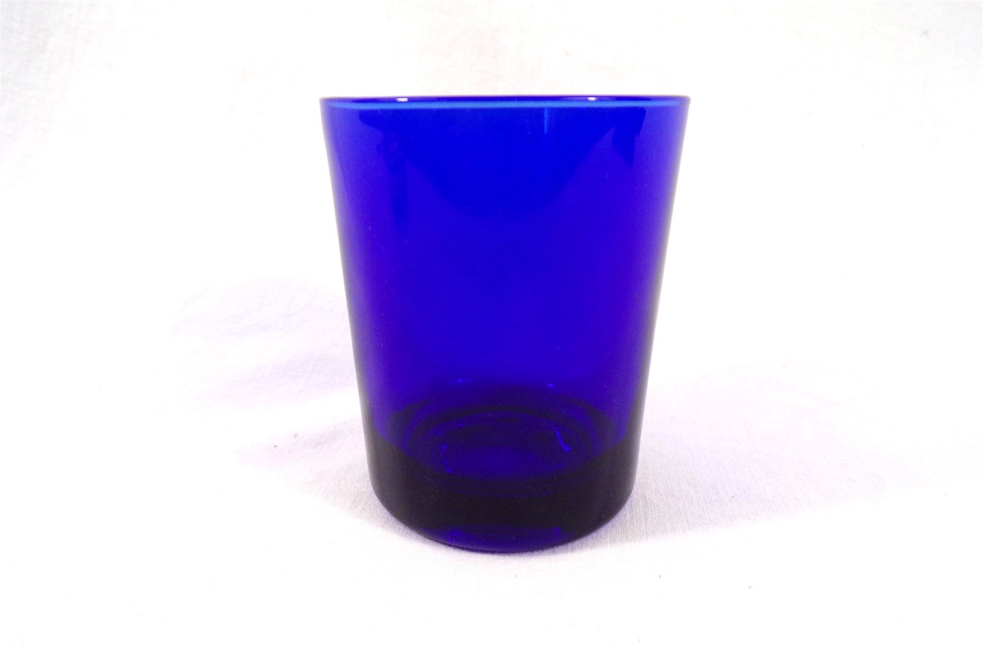 Verre Bleu Nuit, Photophore, Verre d'illumination. Décoration de Fêtes