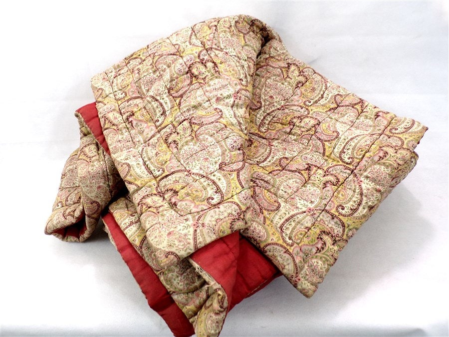 Boutis Provençal Ancien Entièrement Fait à La Main Vintage France Vintagefr Shabby Chic Idée Cadeau 