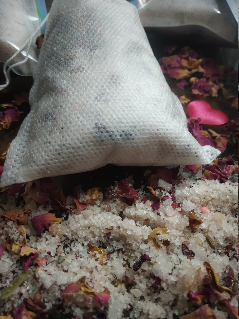 Herbal Bath Tub Tea Bags 75g Etsy