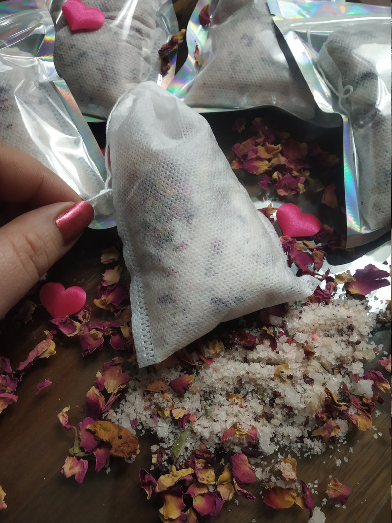 Herbal Bath Tub Tea Bags 75g Etsy