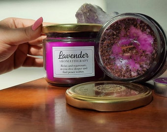 Lavender & buds Candles - Relax Aromatherapy