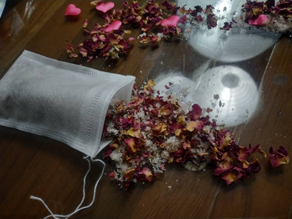 Herbal Bath Tub Tea Bags 75g Etsy