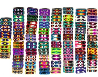 Small Navajo Loom Beaded Hair Barrettes Sold as a Pair