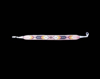 Small Navajo Loom Beaded Ponytail Holders
