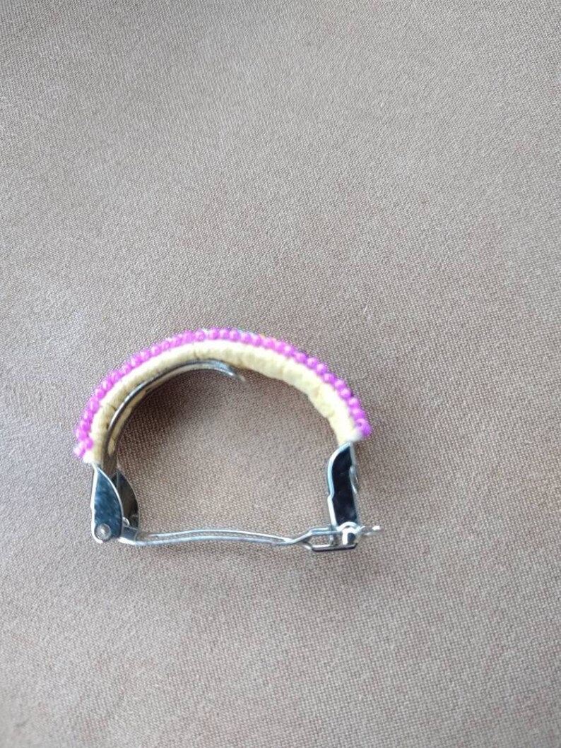 Small Navajo Loom Beaded Ponytail Holders