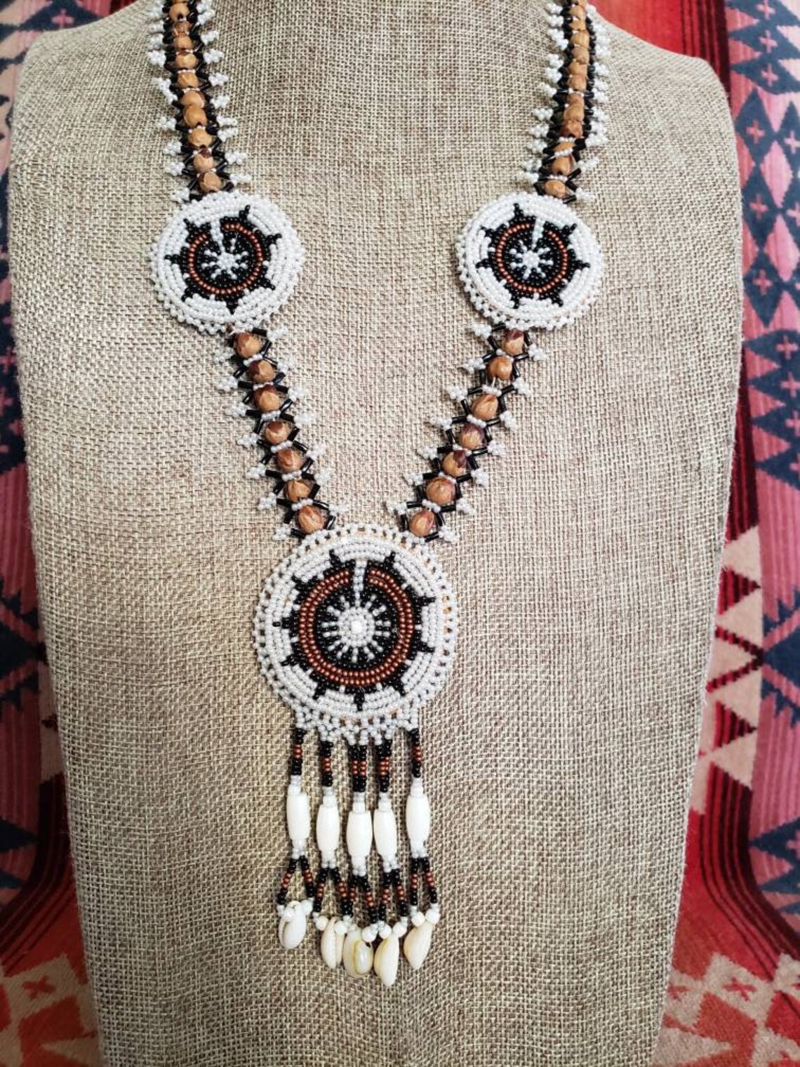 Juniper Berry Seed Navajo Wedding Necklace Pearl White With - Etsy