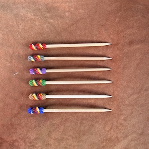 Beaded Hair Bun Sticks Sold Individually