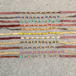 Juniper Berry Seed Bracelets Tie On