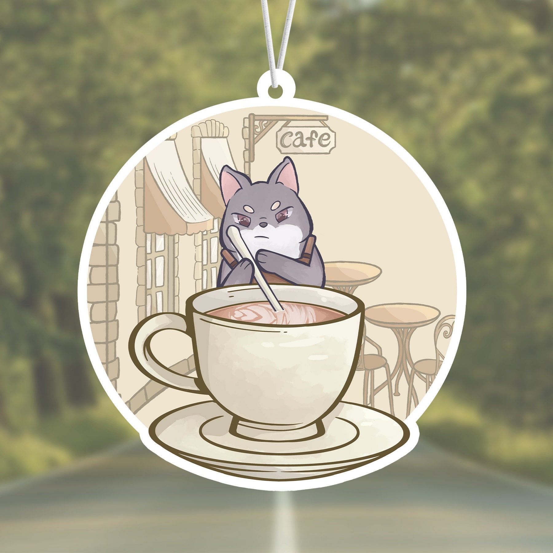 Kawaii Coffee Cup Funny Anime Caffeine Japanese Digital Art by The Perfect  Presents - Fine Art America