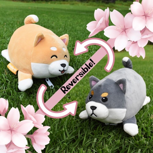 Anime Plushie Shiba Inu Hugging Pillow Shiba Plushie Toy Cute Corgi Plushie Jouet en peluche douce Shiba Inu 13,7 pouces