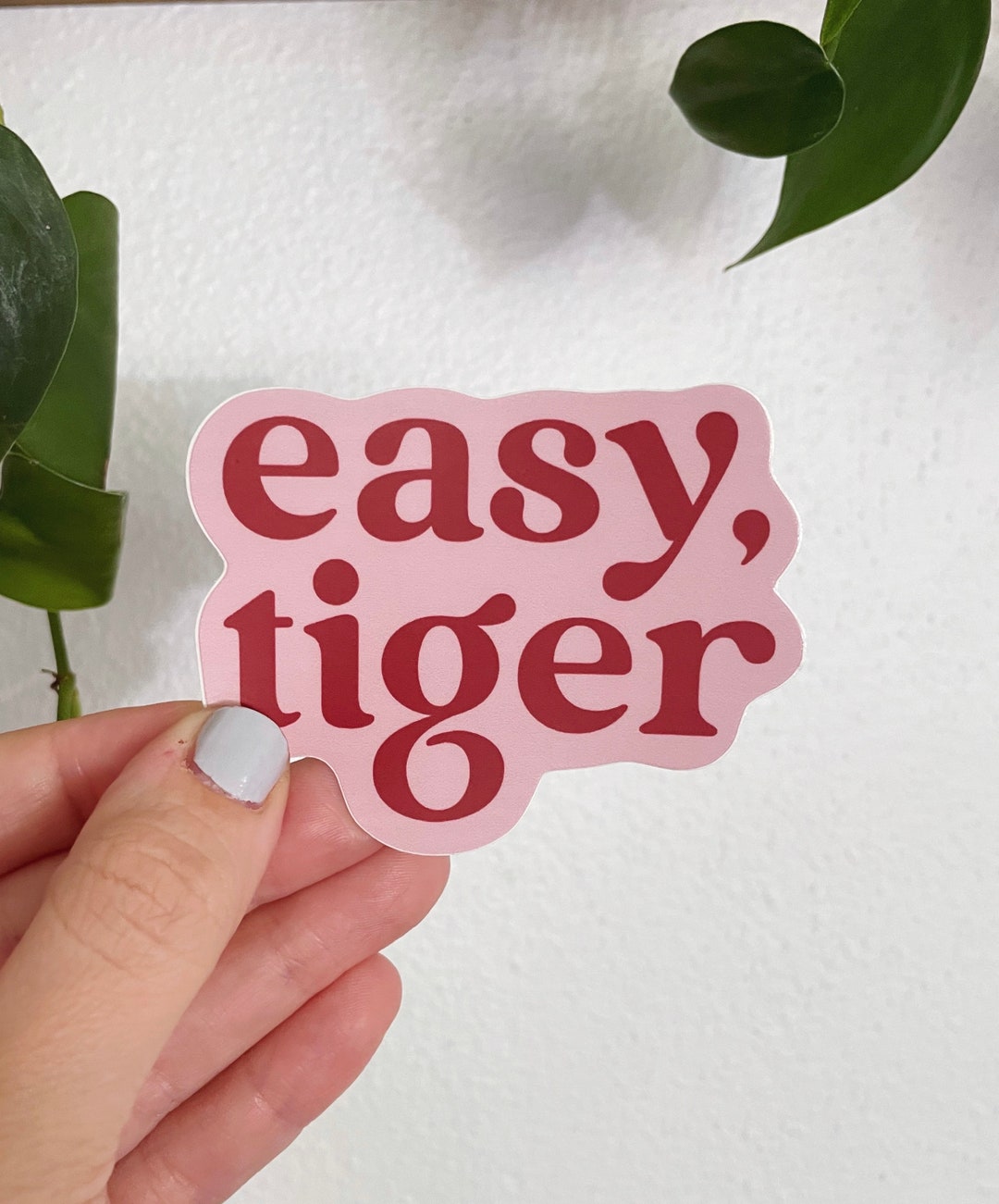 Easy Tiger Die Cut Vinyl Sticker | 3