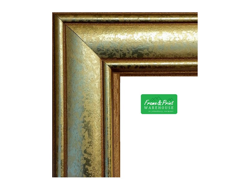 Box Of 6 12 Gold Leaf Wood Picture Frames Readymade Photo Image 0
