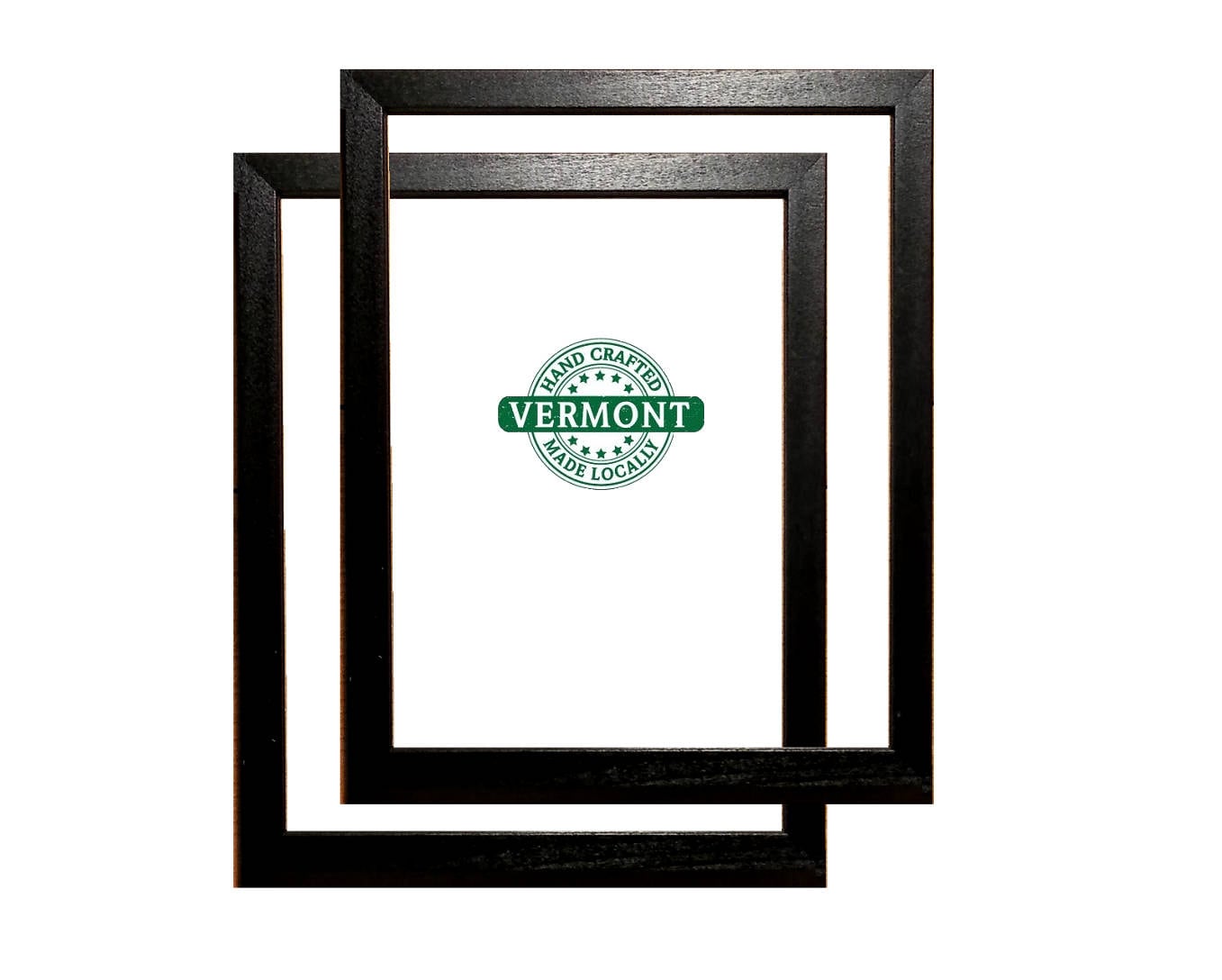 Set of 2 8x10 Black Wood Picture Frame Photo Frame Black 8 Etsy