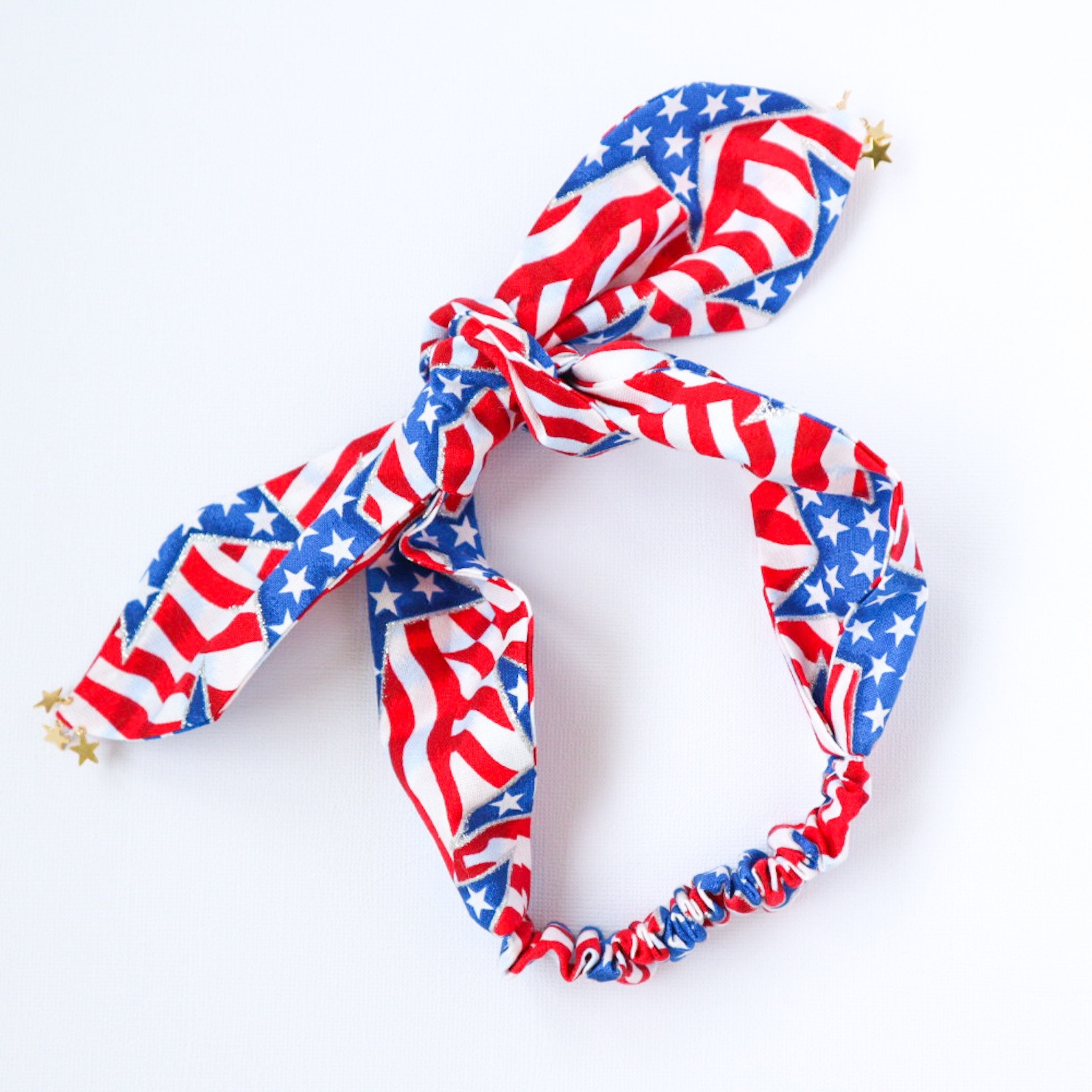 Patriotic Headband One Size Adjustable Etsy