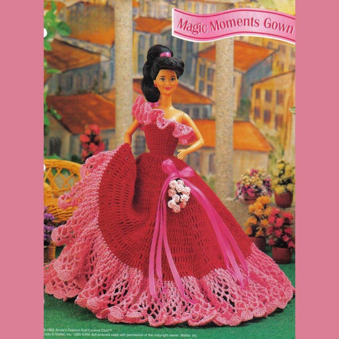 Vintage Crochet Dress Pattern Vintage Crochet Dress Pink Crochet