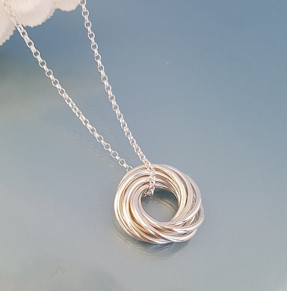 Russian love knot necklace sale