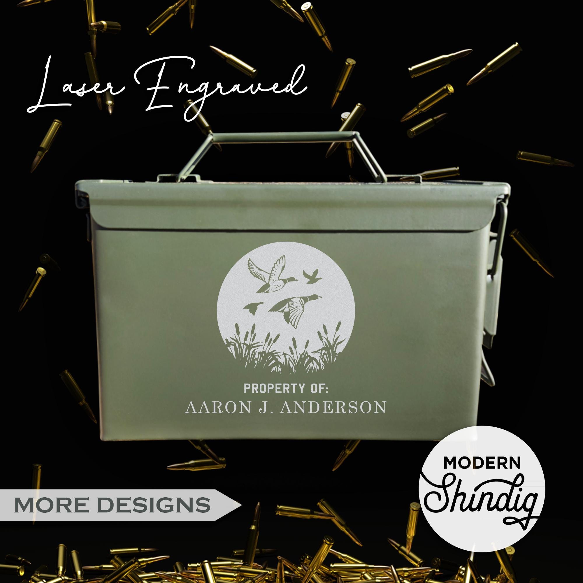 Personalized Laser Engraved Ammo Can | Gift for Hunter | Duck Hunting ...