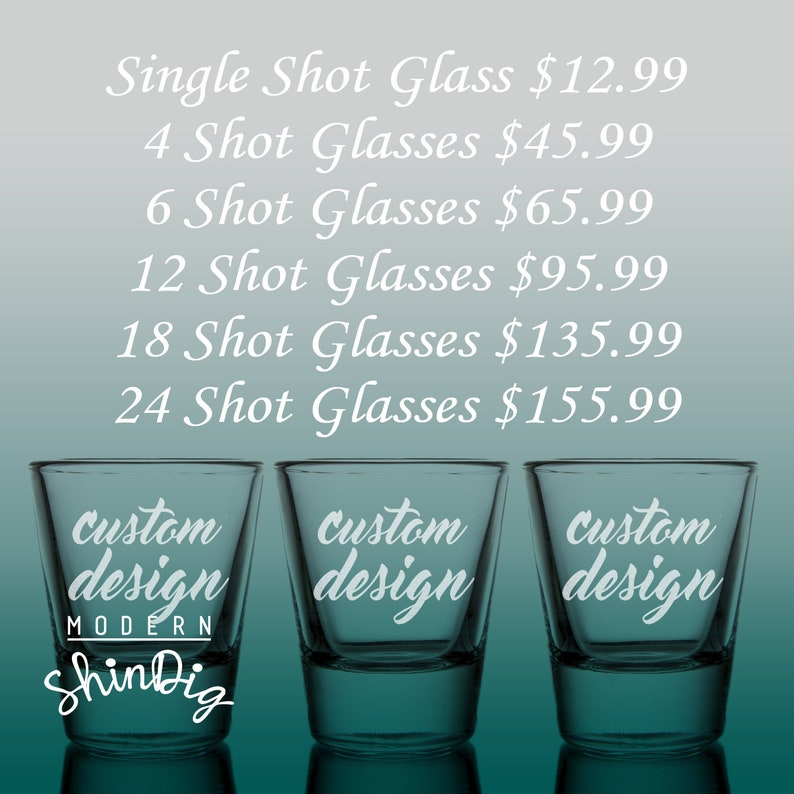 Sandblasted Whiskey Shot Glass Bulk Order Shot Glasses Custom Etched Shot Glasses 1.5 oz Shot Glasses Engraved Shot Glass Favors