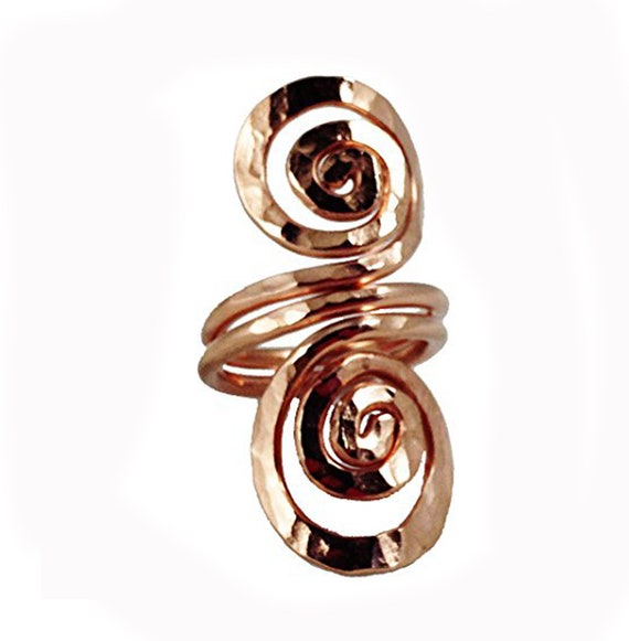 Copper rings for healing outlet