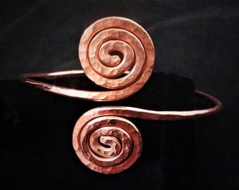 Kupfer Arm Band- Oberarm Manschette Hand Made- OMAZI