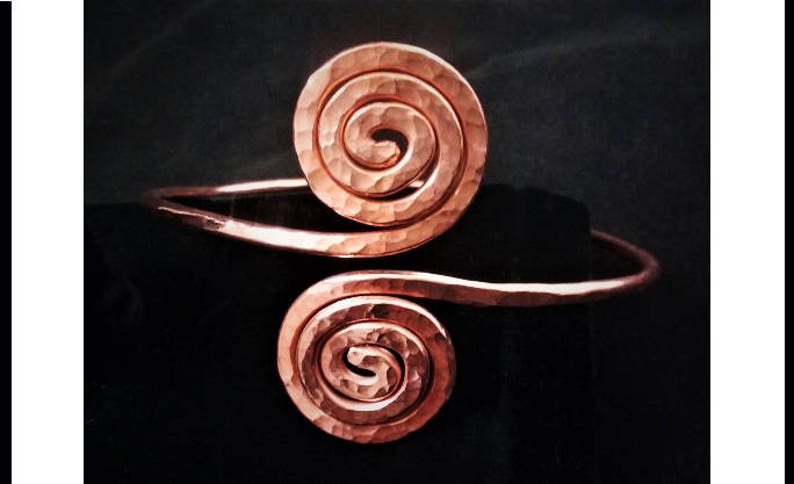 Upper Arm Cuff Hand Made OMAZI Copper Arm Band