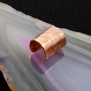 Omazi Solid Copper Ear Cuff Band Hand Hammered Hand Made 3/8 Inch Long