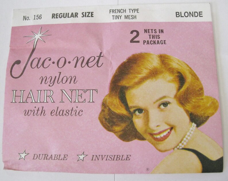 Jac O Net Nylon Hair Net 156 Regular Size French Type Tiny Etsy