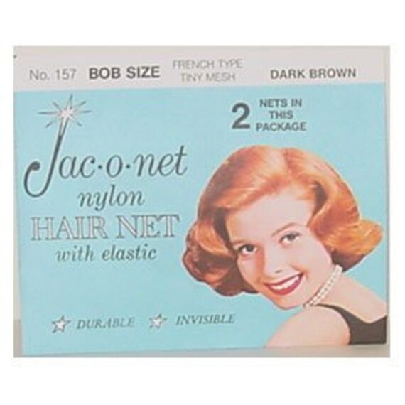 12 Net Jac-o-net Nylon Hair Net 157 Bob Size French Type Tiny  Etsy