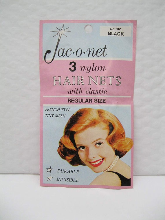 12 Nets Nylon Regular Hair Nets Black 161 Jac O Net Etsy