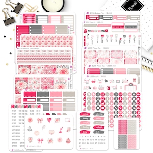 VERTICAL Il kit settimanale "XoXo"!  Perfetto per i layout di pianificatori verticali!  Full-010