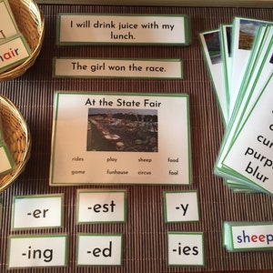 Montessori Green Language Series