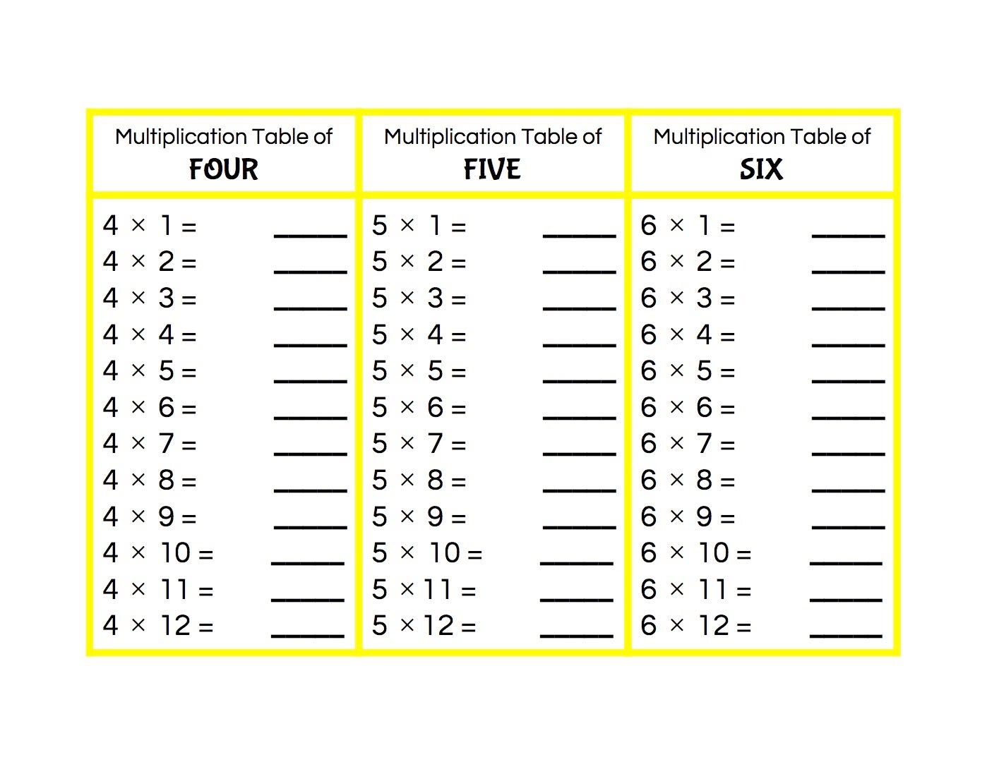 Livret tables de multiplication n°2 - Montessori Spirit