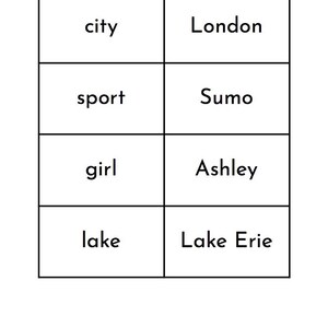 Montessori Word Study Nouns complete - Etsy