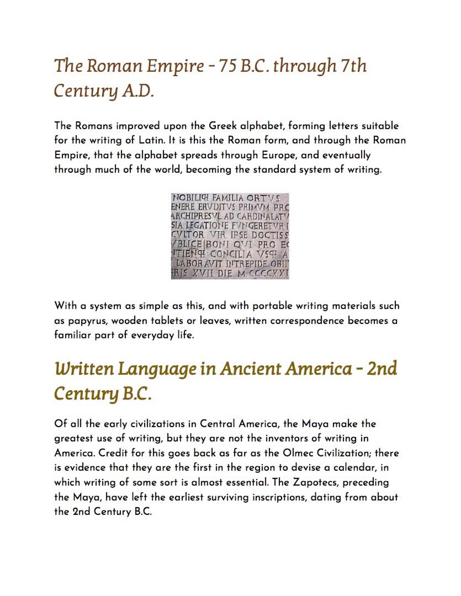 Montessori History of Written Language Three/four Part Cards Etsy