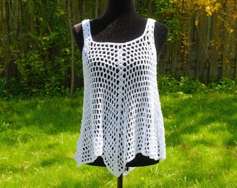 Patrón de camiseta de crochet, fácil para principiantes, tallas S - XXL (patrón PDF)