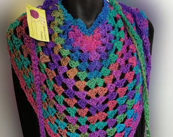 Triangle Scarf, Crochet Cowl, Crochet Shawl