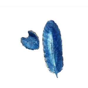 Angel Wing Heart & Feather Set, Resin Feather and  Heart shaped Wings, Home Decor Angel Wings and Feather, Office Decor, Wall Decor