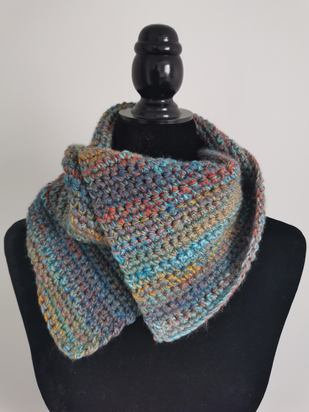 Crochet Neck Scarf, Felicity Cowl - Etsy