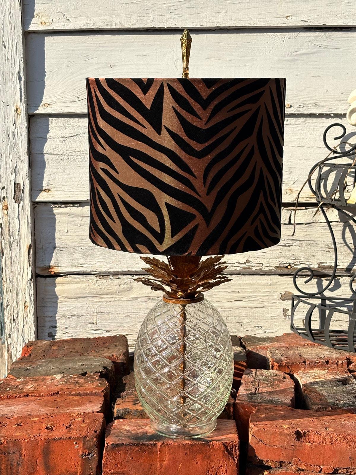 Vintage Zebra Lamp - Etsy Hong Kong