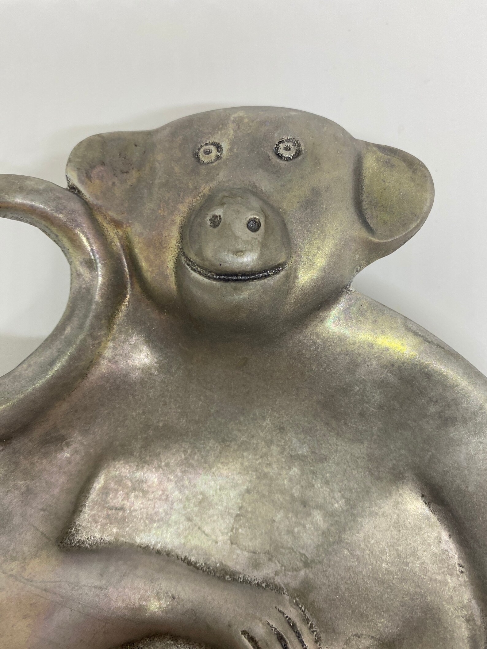 Vintage Aluminum Monkey Serving Dish by Mariposa Etsy