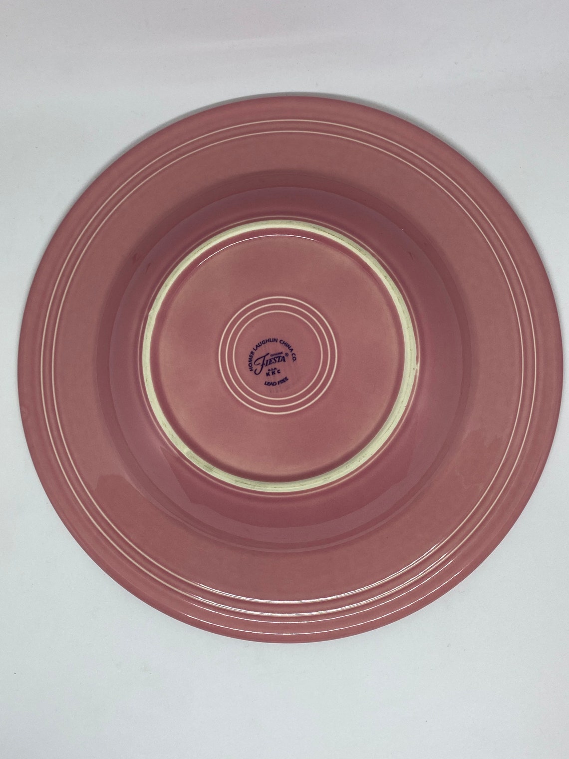 Fiesta Pasta Bowl 12 Individual Rose Intro 1986 by HOMER Etsy