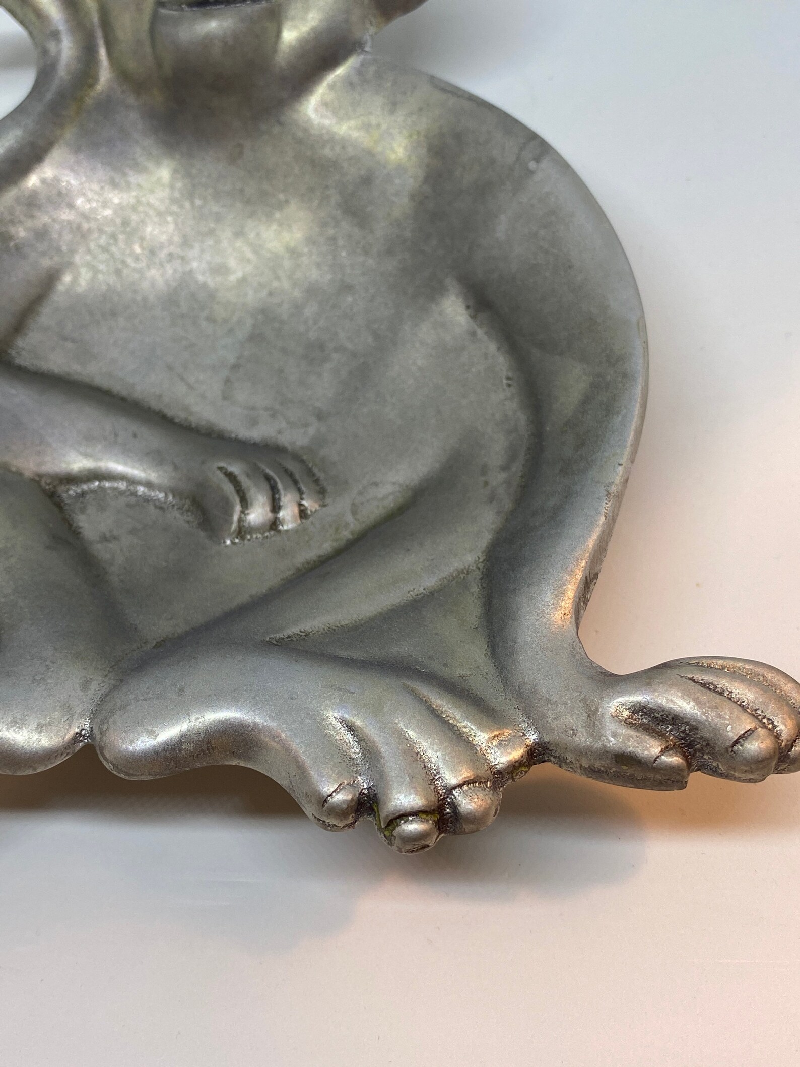Vintage Aluminum Monkey Serving Dish by Mariposa Etsy
