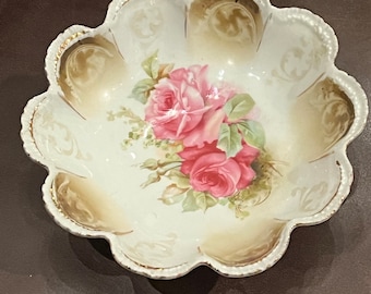 Porcelain Antique Small Relish Dish from Prussia